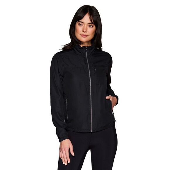 Avalanche Women's Lightweight Convertible Hood Zip Up Jacket With Zipper Pocket - Picture 1 of 15
